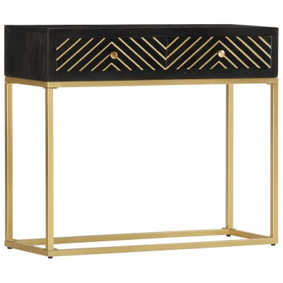 Console table, black/gold,...