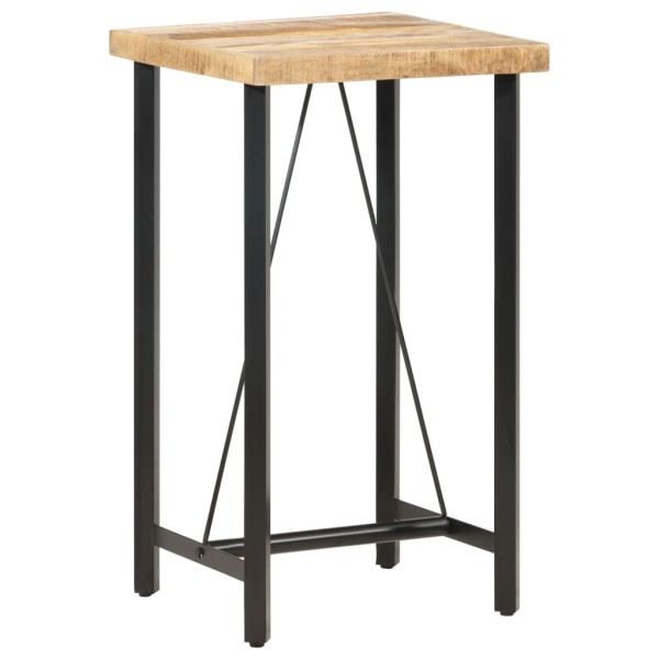 Bar table, 60x60x107cm, untreated mango wood