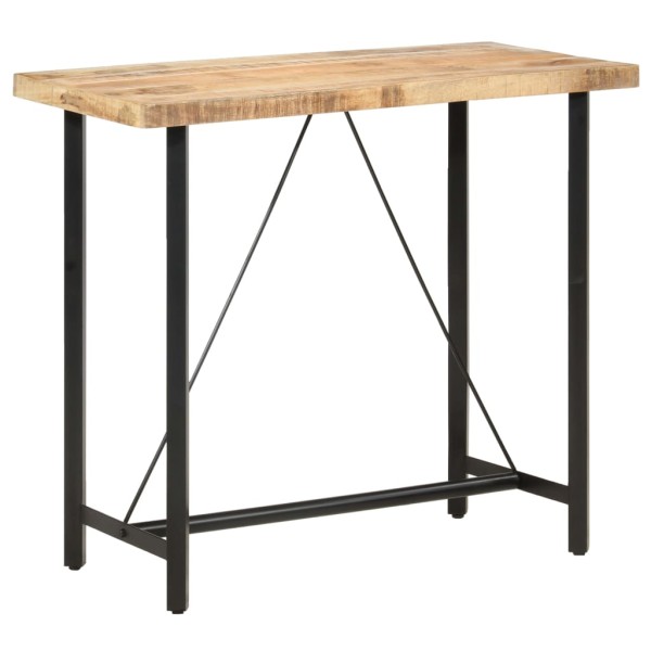 Bar table, 120x58x107cm, untreated mango wood