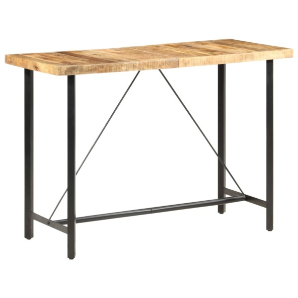 Bar table, 150x70x107cm, untreated mango wood