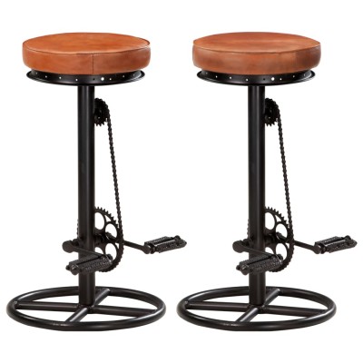 Bar stools, 2 pcs., black...