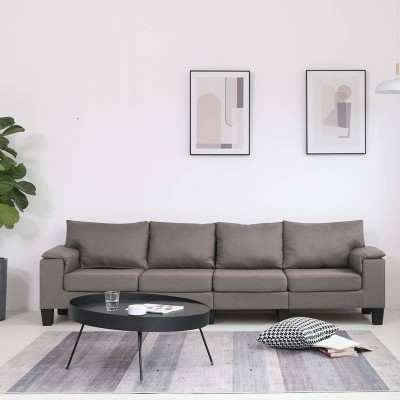 Sofa Taupe Keturvietis audinys