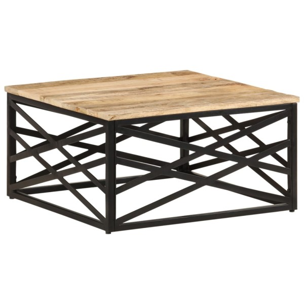Coffee table, 68x68x35cm, solid mango wood