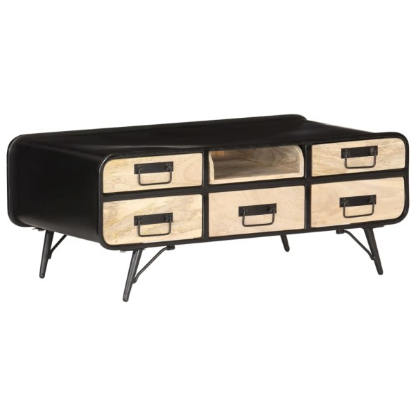 Coffee table, 100x50x40cm, solid mango wood