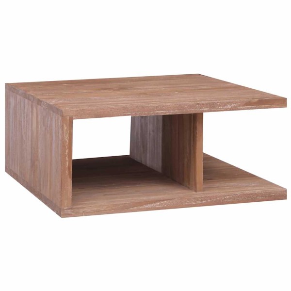 Coffee table, 70x70x30cm, solid teak wood