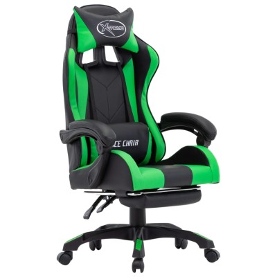 Gaming chair with footrest,...