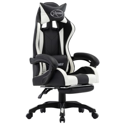 Gaming chair with footrest,...