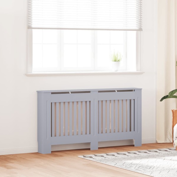 Radiator cover, anthracite color, 152x19x81,5cm, MDF