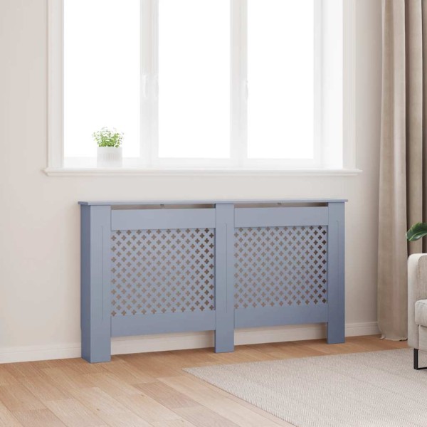Radiator cover, anthracite color, 152x19x81,5cm, MDF