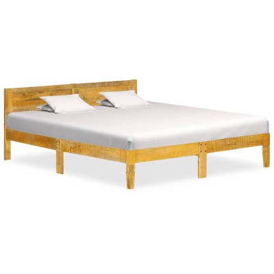 Bed frame, solid mango...