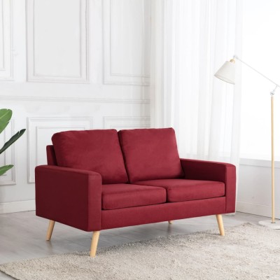 Dvivietė sofa, raudonojo...