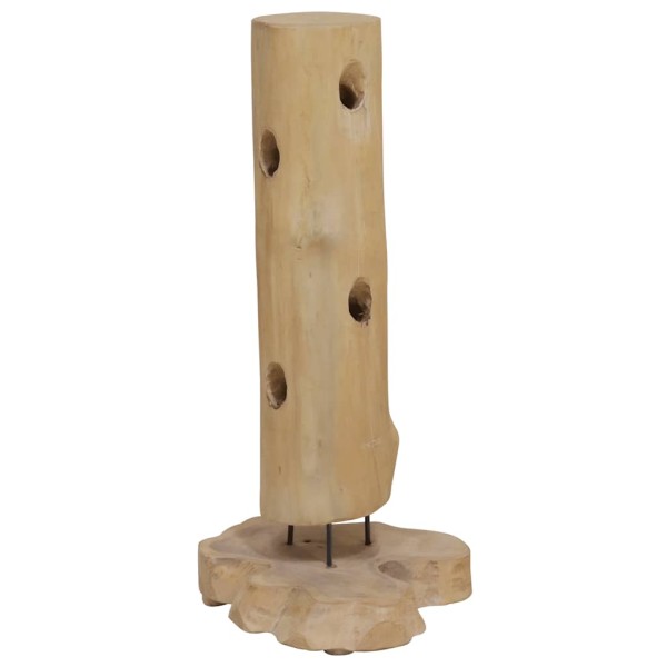 Wine rack for 8 bottles, 40x30x80cm, solid teak