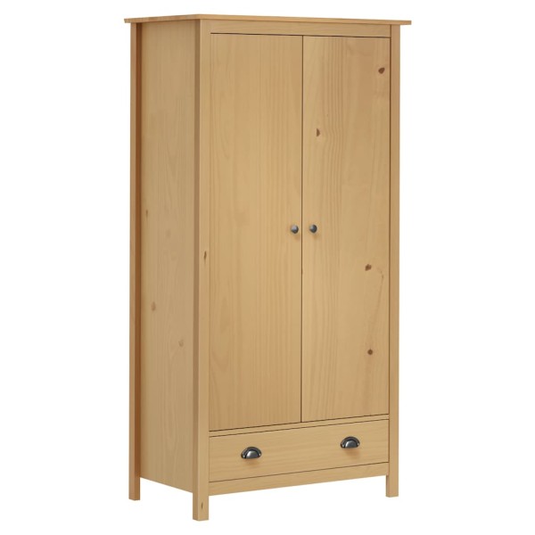 Hill wardrobe, 89x50x170cm, solid pine, 2 doors