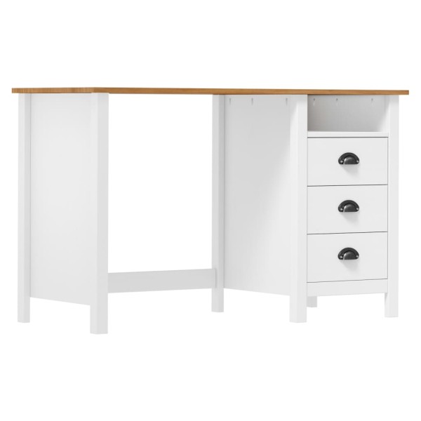 Desk with 3 drawers Hill, 120x50x74cm, pine