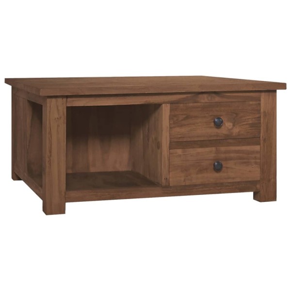Coffee table, 68x68x33cm, solid teak wood