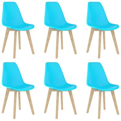 Dining room chairs, 6 pcs.,...