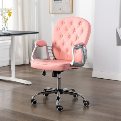 Swivel office chair, pink...