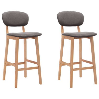 Bar stools, 2 pcs., light...
