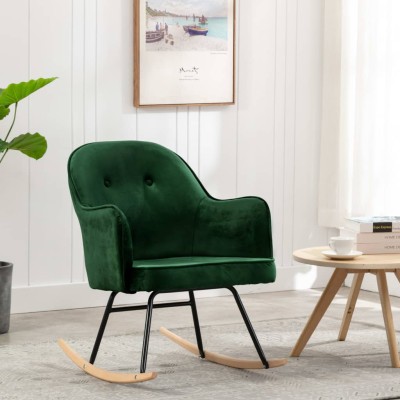 Rocking chair, dark green,...