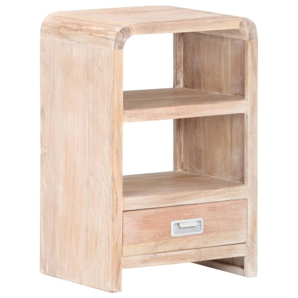 Bedside table, 40x30x60cm, solid acacia wood