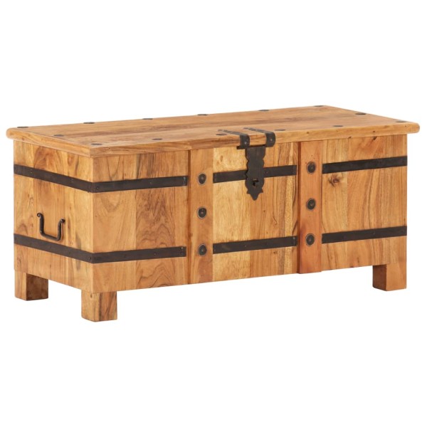 Chest, 90x40x40cm, solid acacia wood