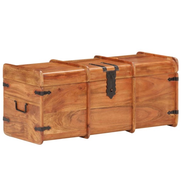 Chest-storage box, 90x40x40cm, solid acacia wood