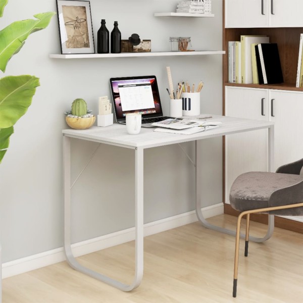 Computer desk, white, 110x60x73cm, MDP