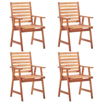 Outdoor dining chairs, 4...