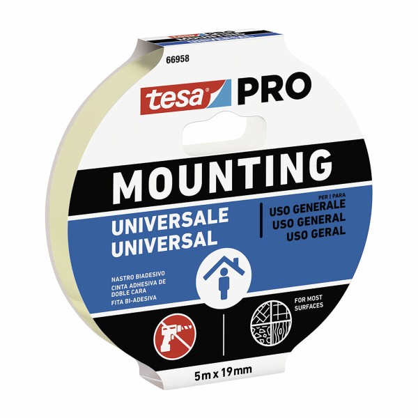 Клейкая лента TESA Mounting Pro Двухстороннее 19 mm x 5 m