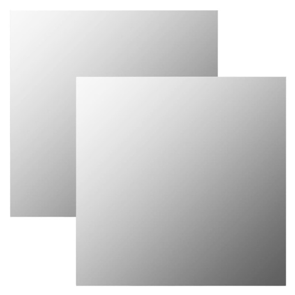 Wall mirrors, 2pcs., 60x60cm, glass, square