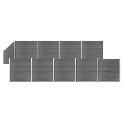 Fence set, gray,...