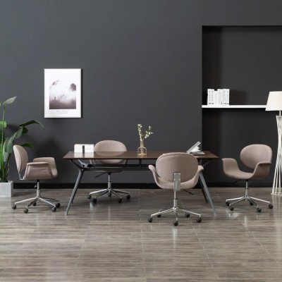 Swivel dining chairs, 4...