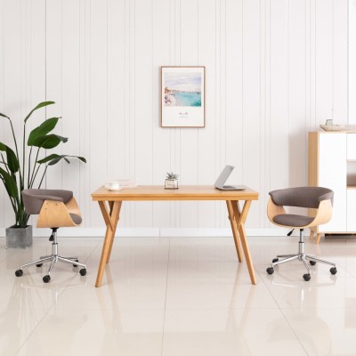 Swivel dining chairs, 2...