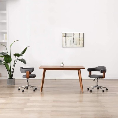 Swivel dining chairs, 2...