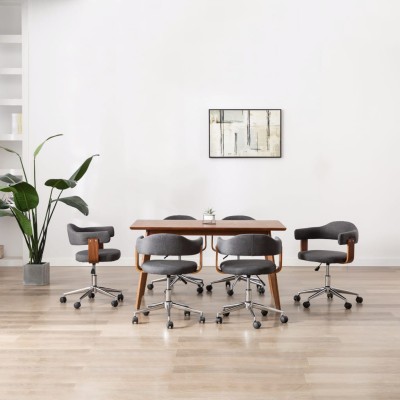 Dining room chairs, 6 pcs.,...