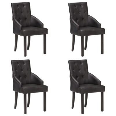 Dining room chairs, 4 pcs.,...