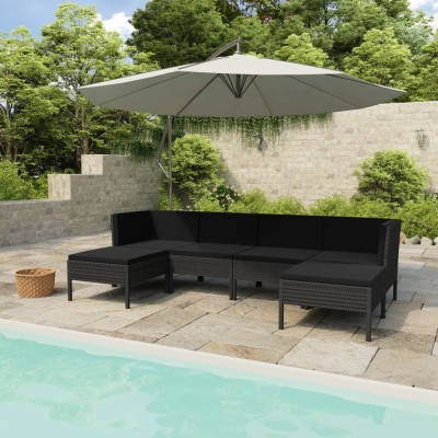 Garden set with cushions, 6...