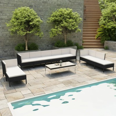 Garden set with cushions,...