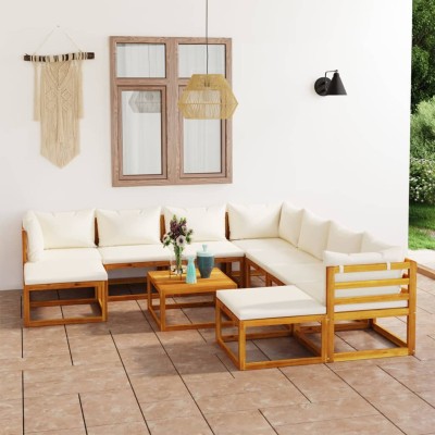 Garden set with pillows, 11...