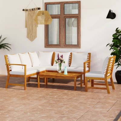 Garden set with cream...