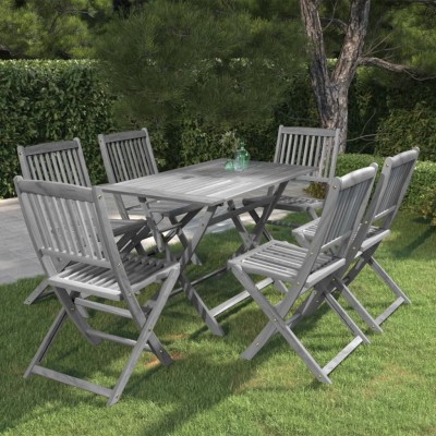 Garden dining set, 7...