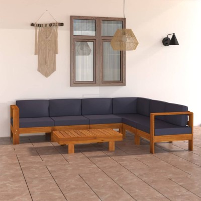 Garden set with gray...