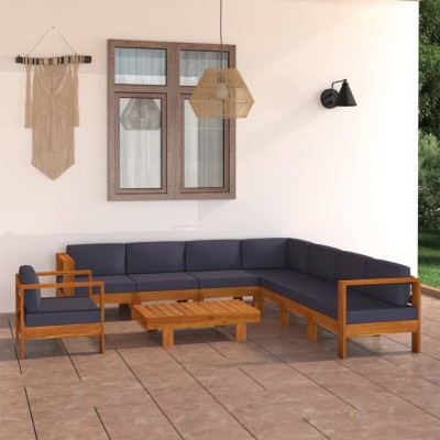Garden set with gray...