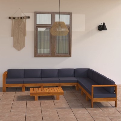 Garden set with gray...
