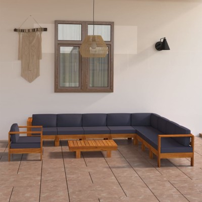 Garden set with gray...