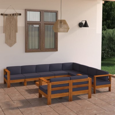 Garden set with gray...