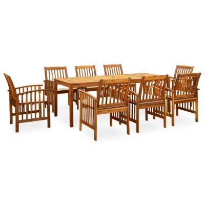 Garden dining set with...
