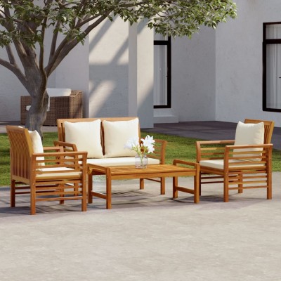 Garden set with cushions, 4...