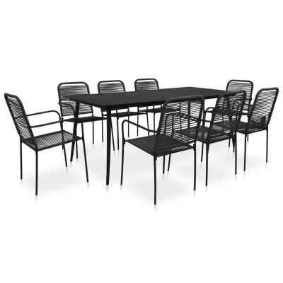 Garden dining set, 9...