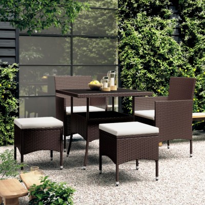 Garden dining set, 5...